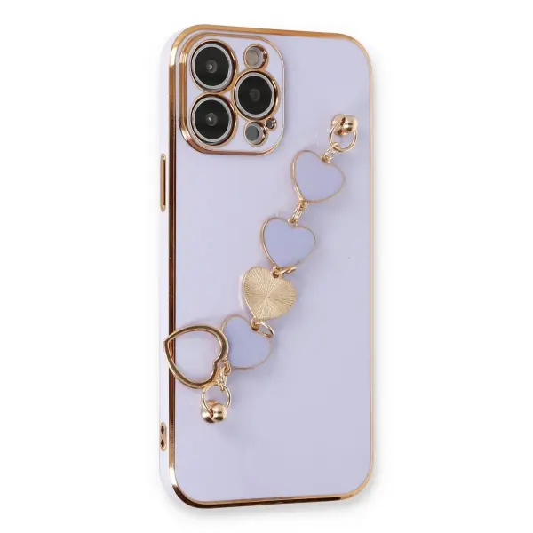 Apple iPhone 14 Pro Kılıf Esila Silikon - Lila