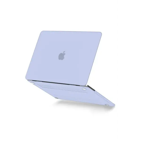 Apple Macbook Pro 13 2021 Macbook Buzlu Kapak - Lila