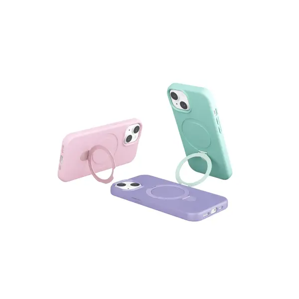 Apple iPhone 14 Regal Magsafe Standlı Kapak - Yeşil