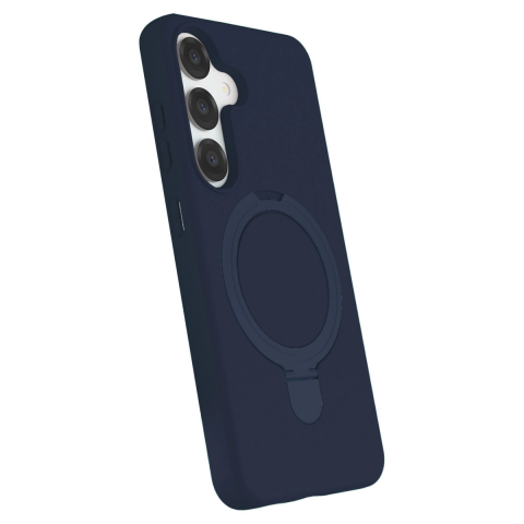 Samsung Galaxy S25 Regal Magsafe Standlı Kapak - Lacivert
