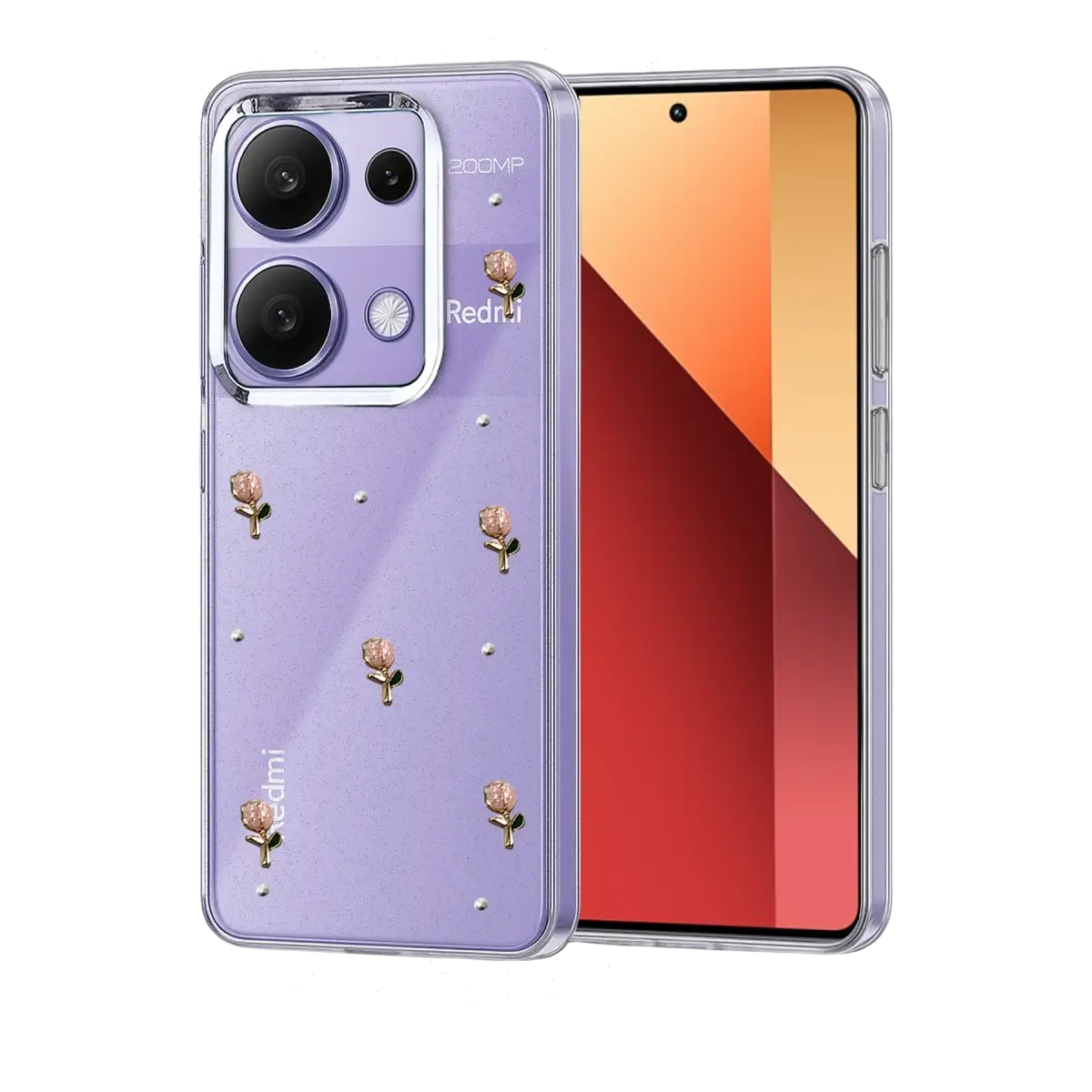 Xiaomi Redmi Note 13 Pro 4G Fiyonk Desenli Kapak - Desen 6