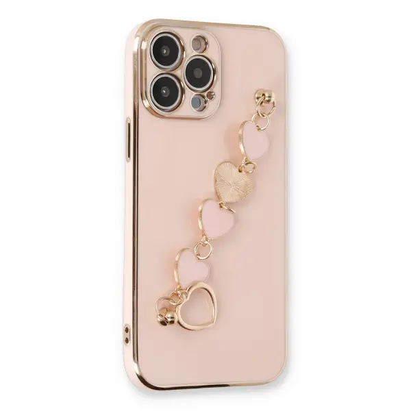 Apple iPhone 14 Pro Max Kılıf Esila Silikon - Pudra
