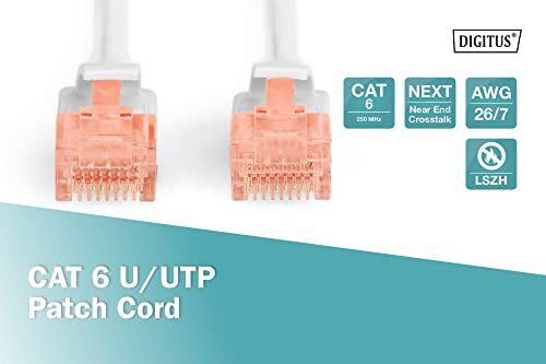 Professional Cat6 U-Utp Patch Kablo, 5 M