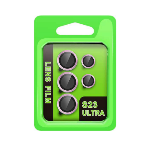 Samsung Galaxy S23 Ultra Raze Metal Kamera Lens - Lila