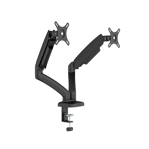 F200 Pro 17-34” İkili Monitör Standı, Siyah (Maks: 10 kg)