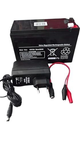Akülü arabalar için 12V 7 Ah akü ve şarj cihazı adaptörü