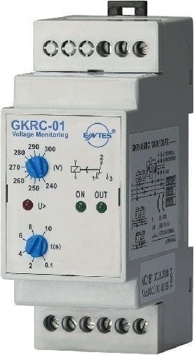 Entes GKRC-01 Gerilim Koruma Röleleri