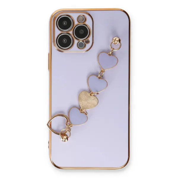 Apple iPhone 14 Pro Max Kılıf Esila Silikon - Lila