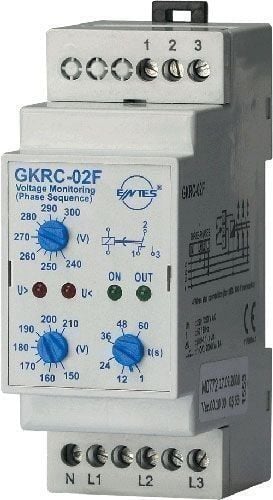 Entes GKRC-02F Gerilim Koruma Röleleri