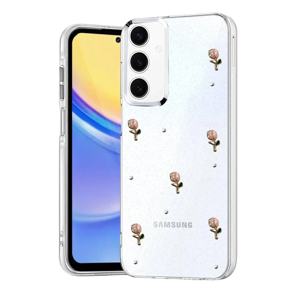 Samsung Galaxy S24 FE Fiyonk Desenli Kapak - Desen 6