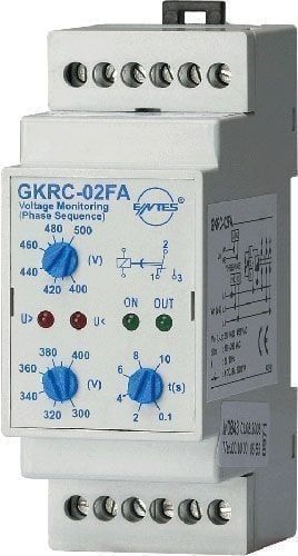 Entes GKRC-02FA Gerilim Koruma Röleleri