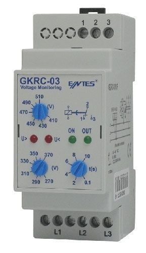 Entes GKRC-03 Gerilim Koruma Röleleri