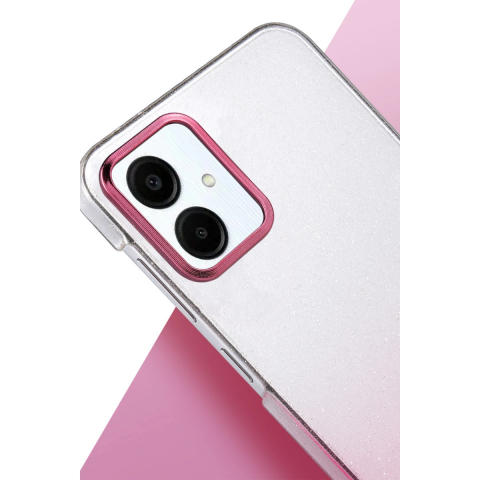 Samsung Galaxy A06 Glossy Kapak - Pembe
