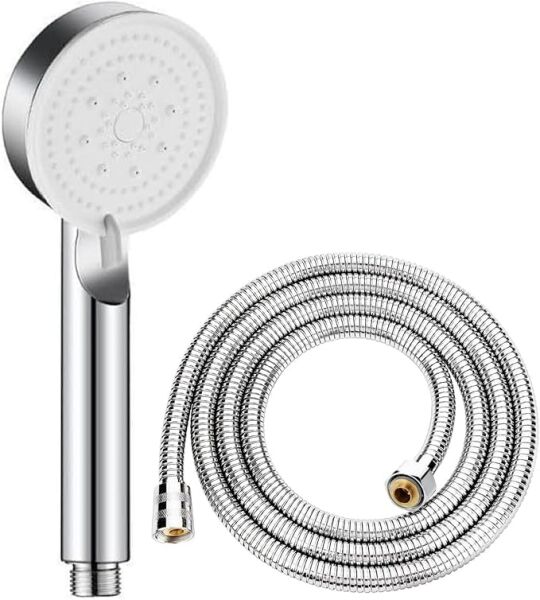 5 fonksiyonlu ayarlanabilir yüksek basınçlı masaj etkili duş seti, Turbo Fan Lite, Chrome