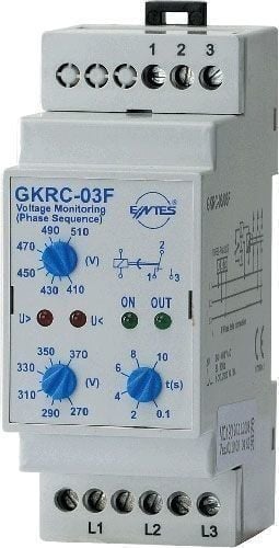 Entes GKRC-03F Gerilim Koruma Röleleri