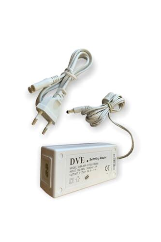 12v 5a 60w 12 V 5 Amper Adaptör Güç Kaynağı, Şerit Dvr Kayıt Cihazı Beslemesi, 2mt Kablolu