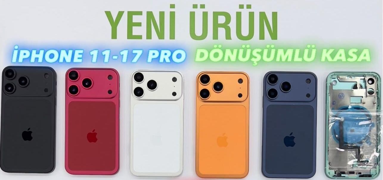 iPhone 11 - 17 PRO'ya Dönüşüm Kasa (GOLD)