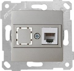 Mutlusan Rita Mek Tuş Telefon Priz i 1Xrj12 Titanyum 2200 125 0183