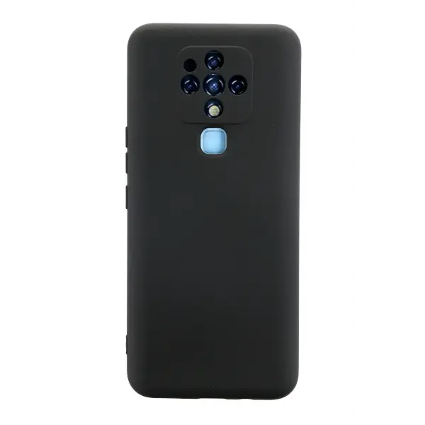Tecno Camon 16 Kılıf Nano içi Kadife Silikon - Siyah