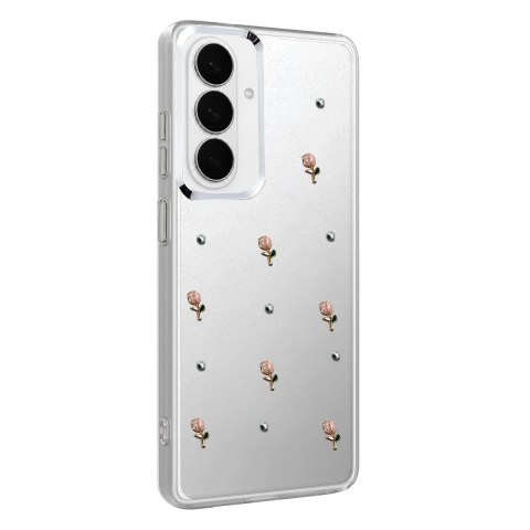 Samsung Galaxy S26 Fiyonk Desenli Kapak - Desen 6