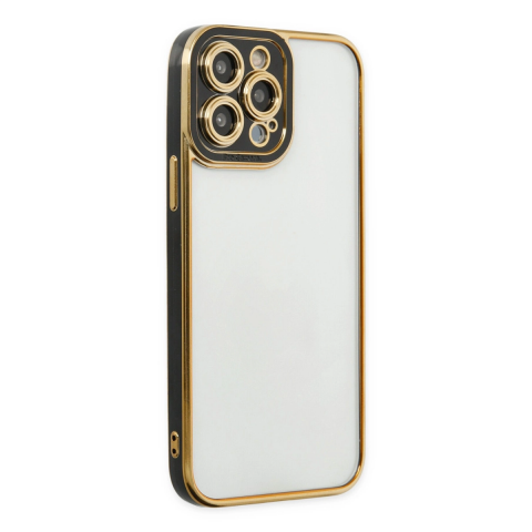 Apple İphone 14 Pro Max Kılıf Liva Lens Silikon - Siyah