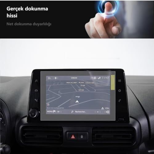 Fiat Doblo Combi 8 İnç ile Uyumlu Mat Multimedya Ekran Koruyucu