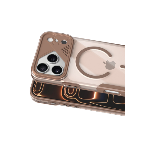 Joko Apple İphone 17 Pro Zinko Magsafe Kapak - Çöl Titanyum