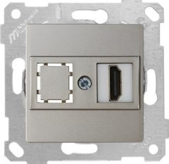 Mutlusan Rita Mek Tuş Data Priz i 1*Hdmı Titanyum 2200 457 0183