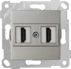 Mutlusan Rita Mek Tuş Data Priz i 2*Hdmı Titanyum 2200 458 0183