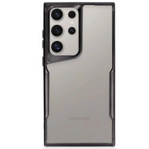 Samsung Galaxy S23 Ultra Kılıf Boyi Silikon Kapak - Siyah