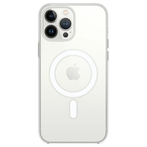 Apple İphone 14 Pro Kılıf Magneticsafe Şeffaf Silikon - Şeffaf