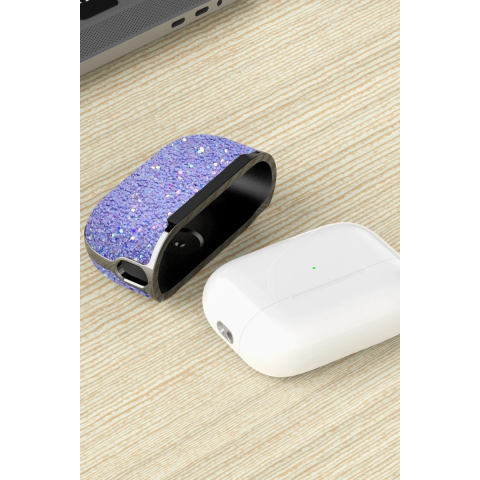 Onegif Apple Airpods 2 (2.nesil) Bright Simli Airpods Kapak - Pembe