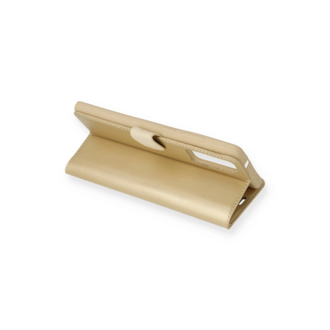 Samsung Galaxy S20 Ultra Trend S Plus Kapaklı Kılıf - Gold