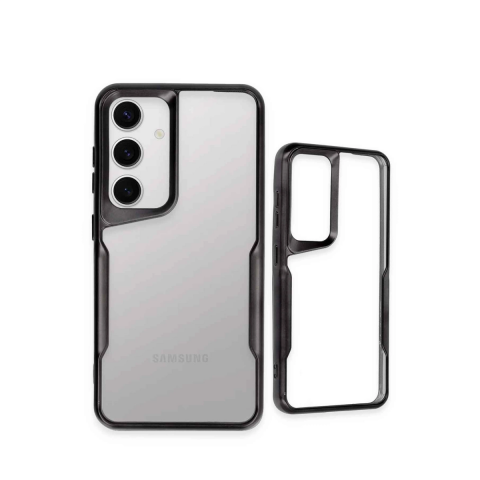 Samsung Galaxy S24 Kılıf Boyi Silikon Kapak - Gümüş