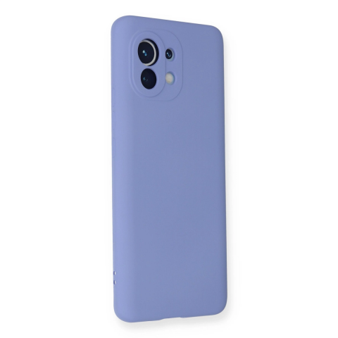 Xiaomi Mi 11 Kılıf Nano İçi Kadife Silikon - Lila