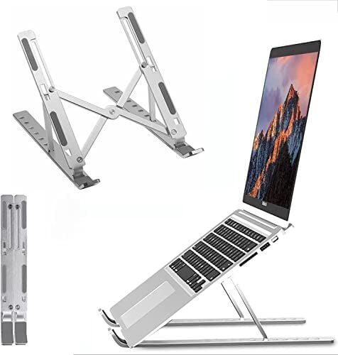 Taşınabilir Metal Laptop Standı, Tüm Laptoplarla Uyumlu, Kaymaz Dizüstü Bilgisayar Standı
