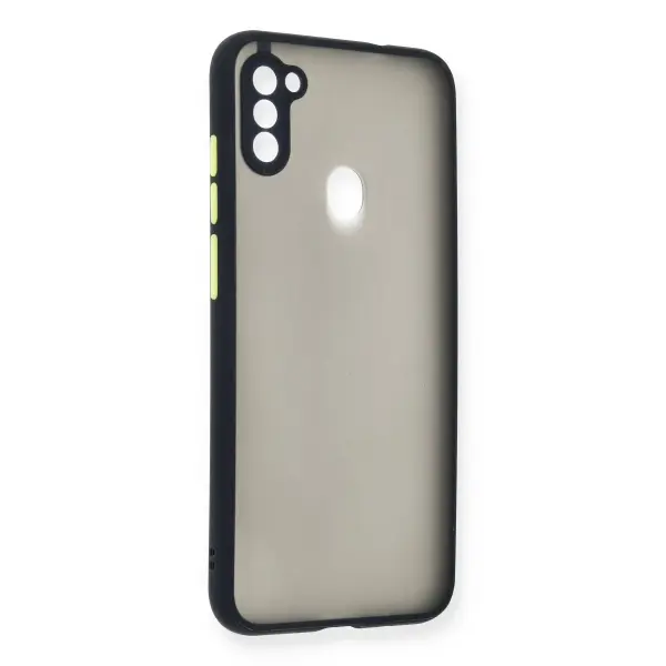 Samsung Galaxy A11 Kılıf Montreal Silikon Kapak - Lacivert
