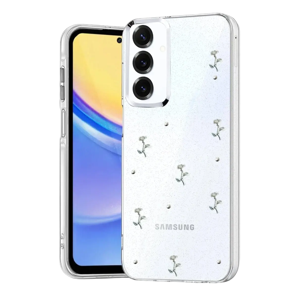 Samsung Galaxy S25 Fiyonk Desenli Kapak - Desen 4