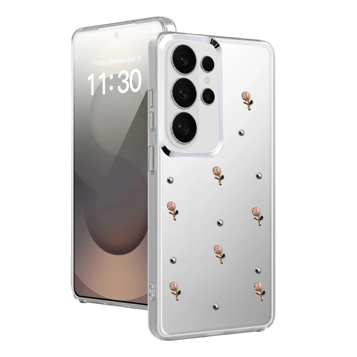 Samsung Galaxy S26 Ultra Fiyonk Desenli Kapak - Desen 6