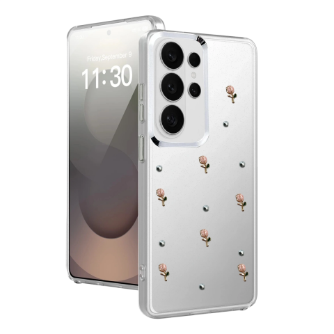 Samsung Galaxy S26 Ultra Fiyonk Desenli Kapak - Desen 6