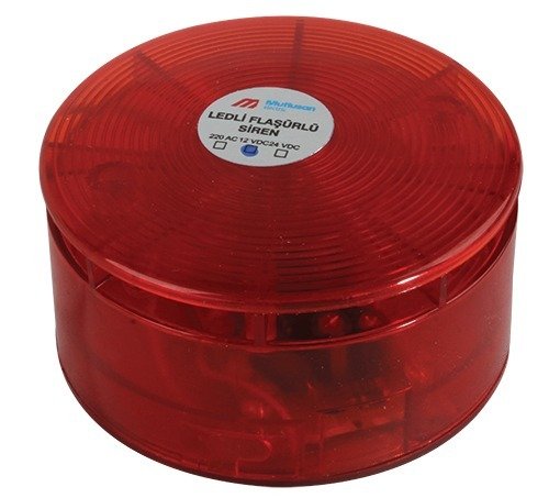 Mutlusan Ledli Flaşörlü Elektronik Siren 24VDC 102 111 000024