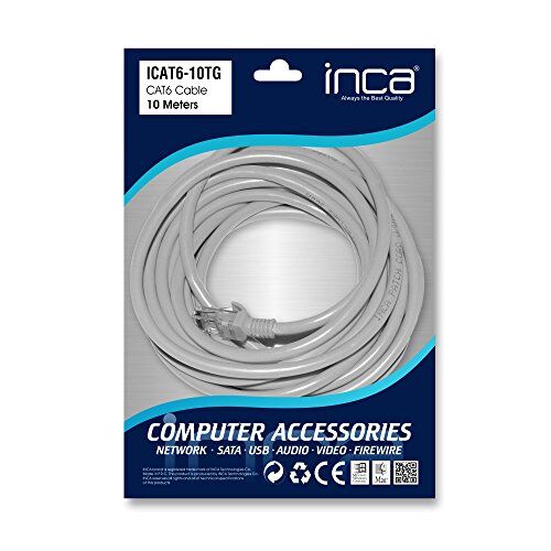 ICAT6-10 CAT6 Kablo, Gri