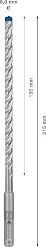 1x Expert Sds plus-7X Kırıcı Delici Delme Uçları (Yumuşak taş, Sert taş, Beton, Donatılı beton, Beton bina bloku, Ø 8,00x215 mm, Aksesuar Kırıcı Delici)