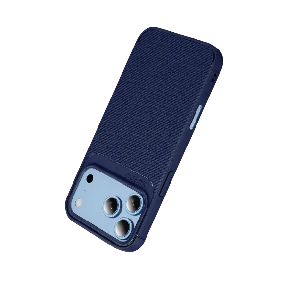 Apple iPhone 18 Pro Max Auto Focus Karbon Kapak - Lacivert