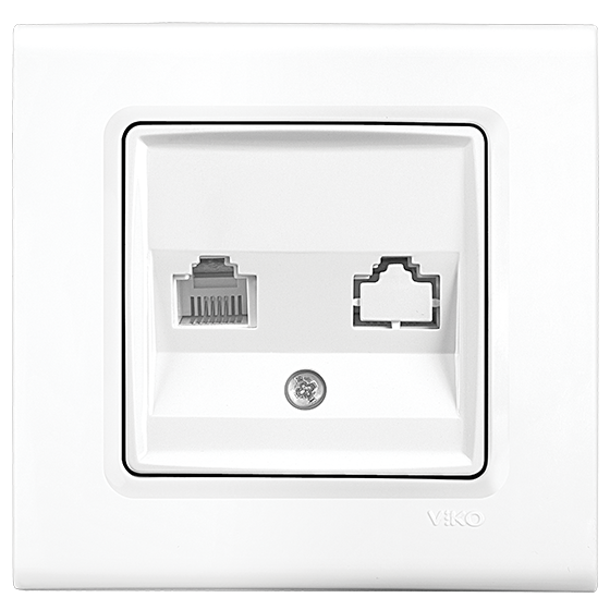 Viko Linnera Tekli Data Prizi RJ45 CAT5E Krem