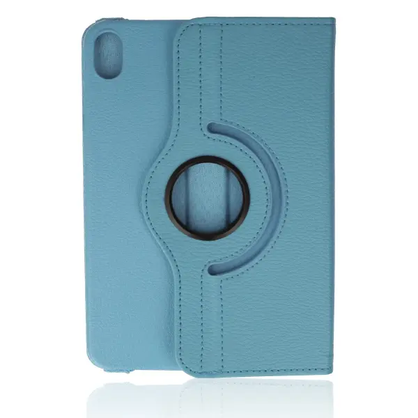 Apple iPad Mini 6 Kılıf 360 Tablet Deri Kılıf - Turkuaz