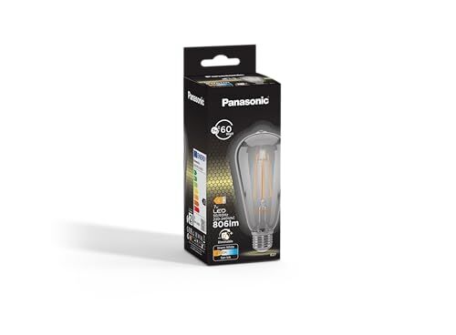 E27 Dim Edilebilir Filaman ST64 Lamba 7W 806LM 2700K Clear