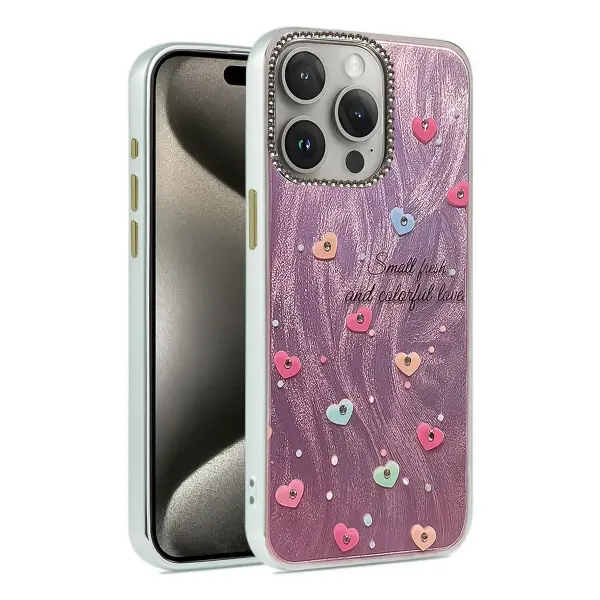 Apple iPhone 14 Pro Kılıf Blade Aynalı Desenli Kapak - Desen 8