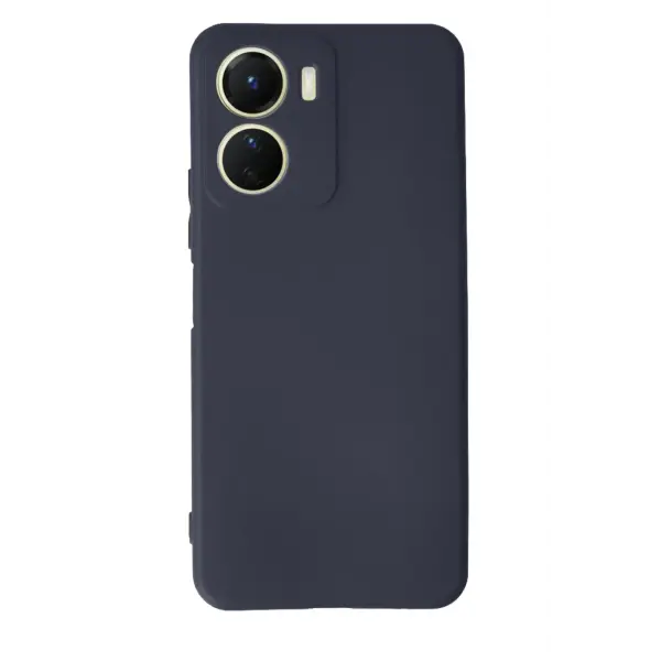 Vivo Y16 Kılıf First Silikon - Lacivert